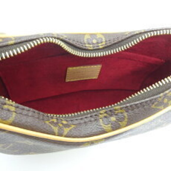 Louis Vuitton Pochette Croissant Shoulder Bag Monogram Brown - Picture 6 of 9